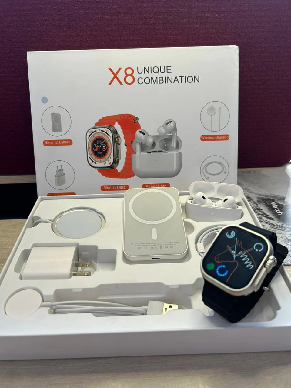 Combo Reloj Watch X8 Ultra®